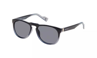 Ben Sherman Charles Navy Fade/Grey-Blue Polarized Men's Rounded Classic Sunglasses - BSCHARLES-PM04