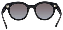 Coach Black Glitter Women's Sunglasses Signature C Grey Gradient Lens - 8265 L1084