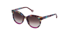 Carolina Herrera Rainbow Havana Round Ladies Sunglasses - SHE745-05AH-51