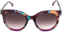 Carolina Herrera Rainbow Havana Round Ladies Sunglasses - SHE745-05AH-51