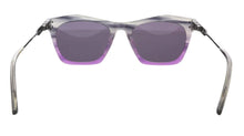 Calvin Klein Women's Smoke/Purple Horn Gradient Square Sunglasses - CK20700S