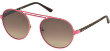 Guess Women's Vintage Round Metal Brow Bar Pilot Sunglasses - GU3028-73F