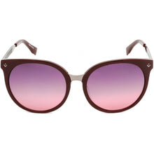 Lacoste Women's Burgundy/Rose Gradient Oval Sunglasses  - L842SA