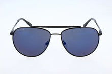 Lacoste Men's Black/Blue Aviator Sunglasses - L177S-001