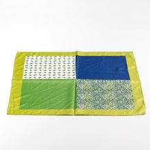 Multi Green Pocket Square