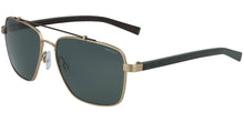 Nautica Polarized Men's Antique Gold-Tone Squared Aviator Sunglasses N5135S 720