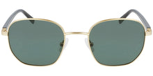 Nautica Polarized Men's Gold-Tone/Green Rounded Geometric Sunglasses - N5139S-720