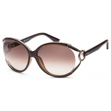 Salvatore Ferragamo Women's Brown Gradient Round Sunglasses - SF600S-220