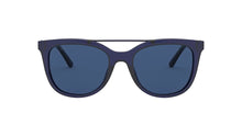 Tory Burch Women's Transparent Navy Square Brow Bar Sunglasses - TY7147 180280