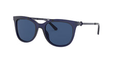 Tory Burch Women's Transparent Navy Square Brow Bar Sunglasses - TY7147 180280