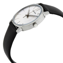 Calvin Klein Women's Posh 32mm Silver Dial Leather Watch - K8Q331C6