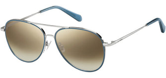 Fossil Women's Palladium Aviator Sunglasses w/ Gradient Lens - FOS2096GS-0010-NQ