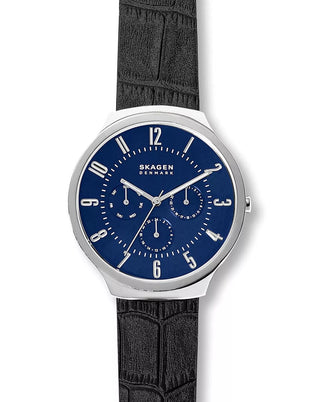 SKAGEN Grenen Black Leather Strap